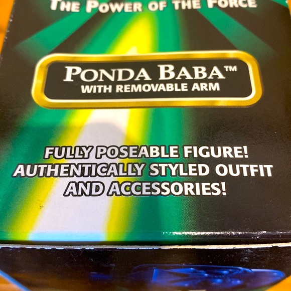 Vintage 1998 Star Wars Fully Poseable Ponda Baba Figure w Removable Arm in Box - Picture 8 of 9